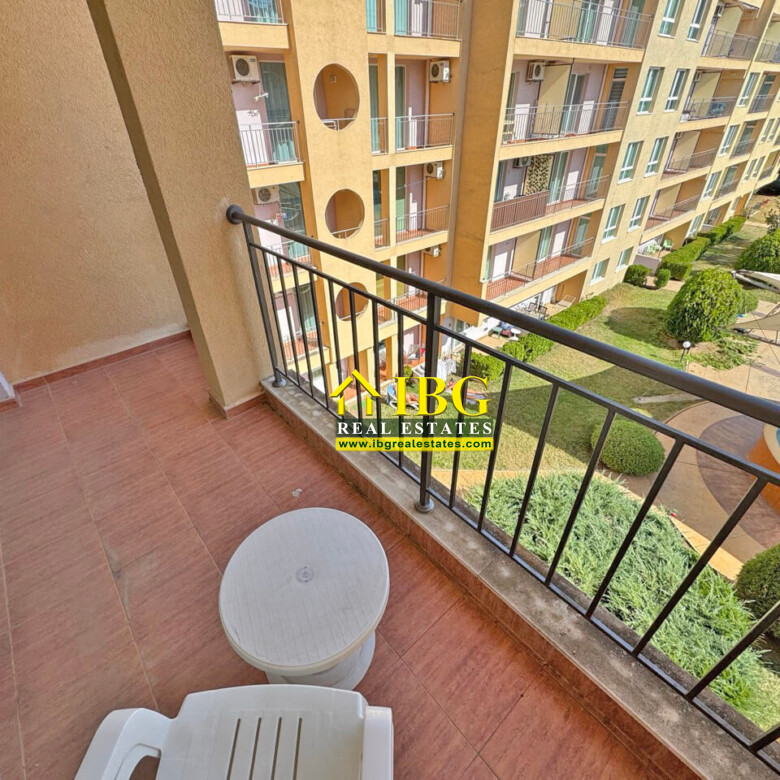 Furnished 1-Bedroom Apartment with Pool View | Polo Resort, Sunny Beach