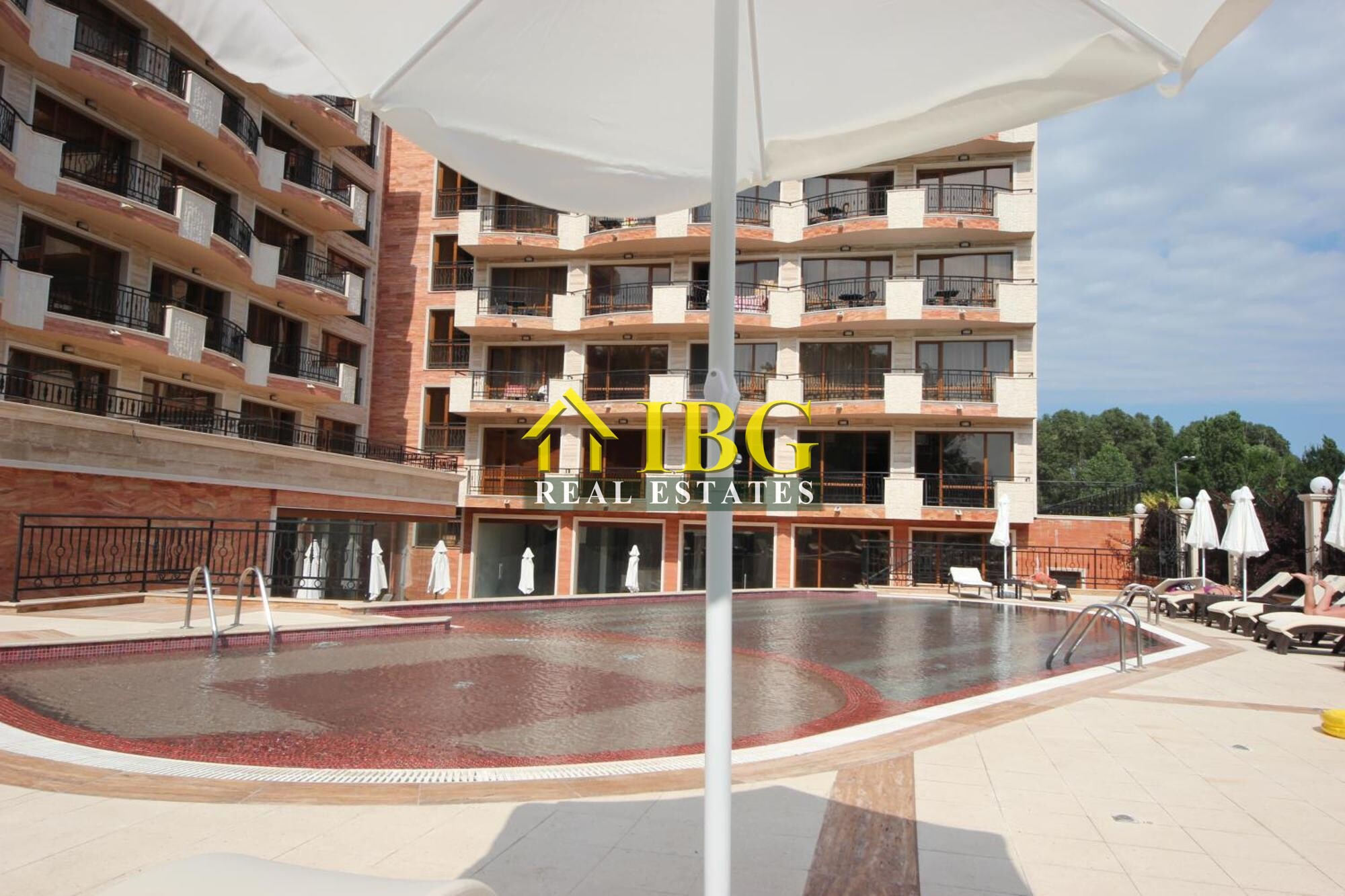 Furnished Apartment with 2 Bedrooms, 2 Balconies | River Park, Sunny Beach – Near Cacao Beach