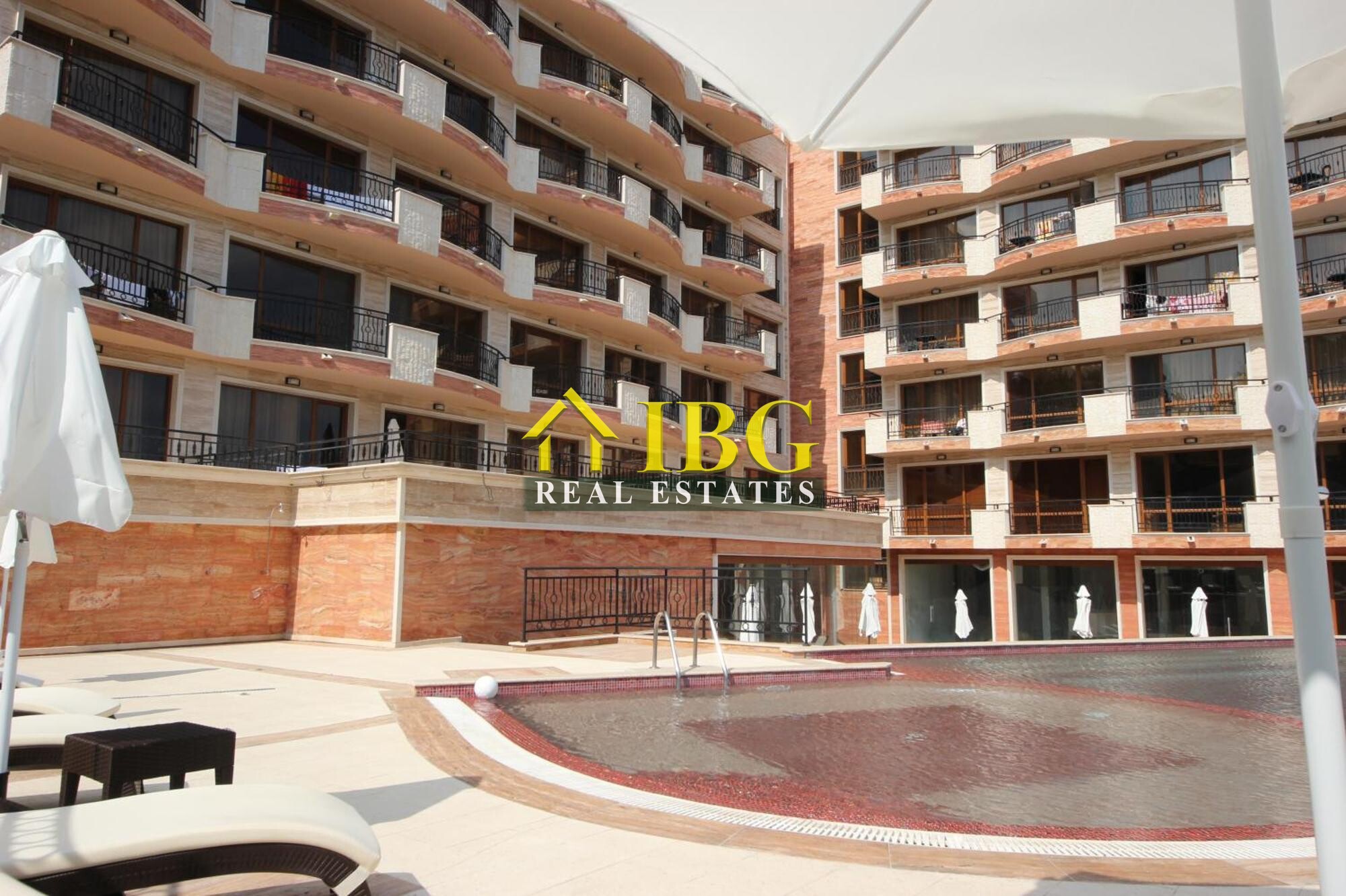 Furnished Apartment with 2 Bedrooms, 2 Balconies | River Park, Sunny Beach – Near Cacao Beach