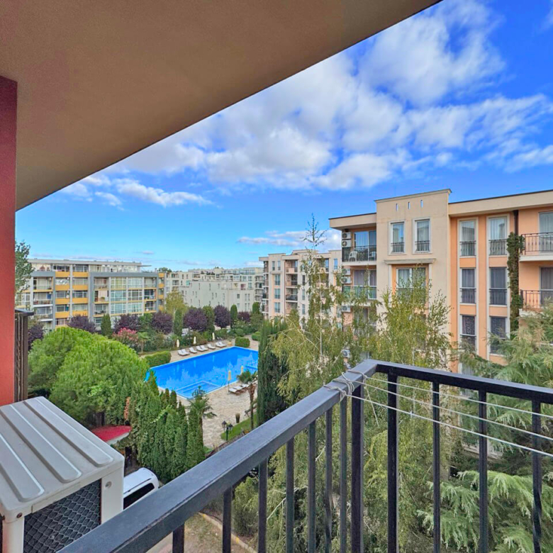 Furnished Studio with balcony | Sunny View Central, Sunny Beach