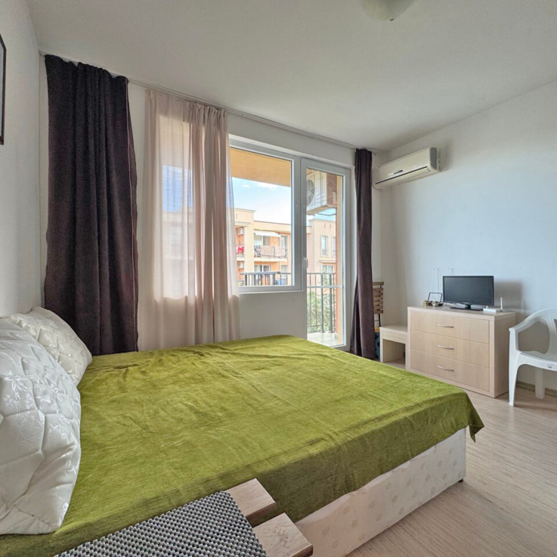 Furnished Studio with balcony | Sunny View Central, Sunny Beach