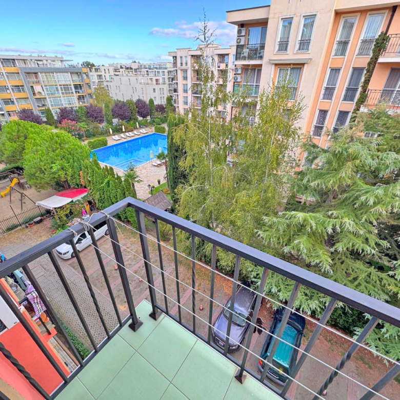 Furnished Studio with balcony | Sunny View Central, Sunny Beach